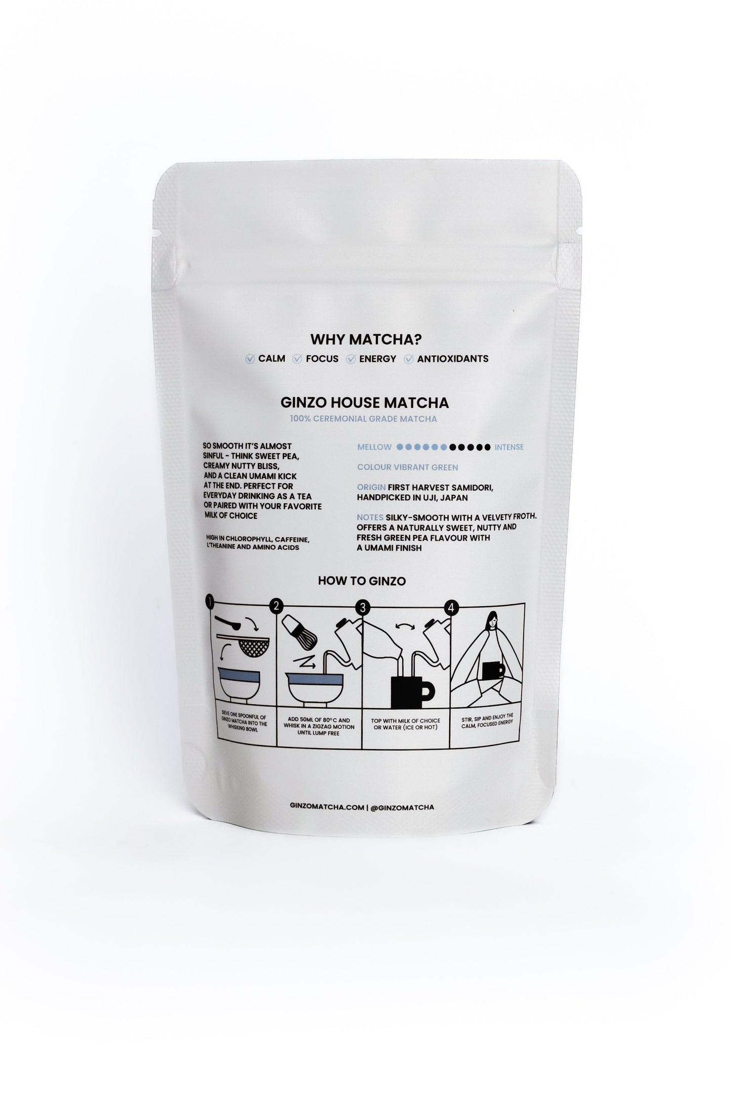 Ginzo Matcha — Samidori Single Cultivar 100g