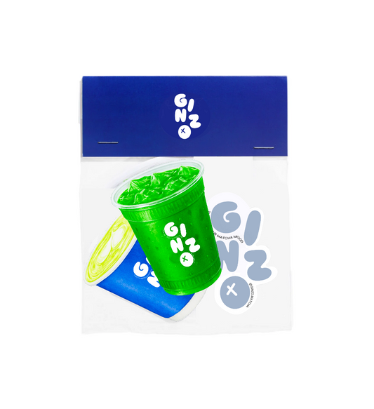 Ginzo matcha Original Edition Sticker Collection