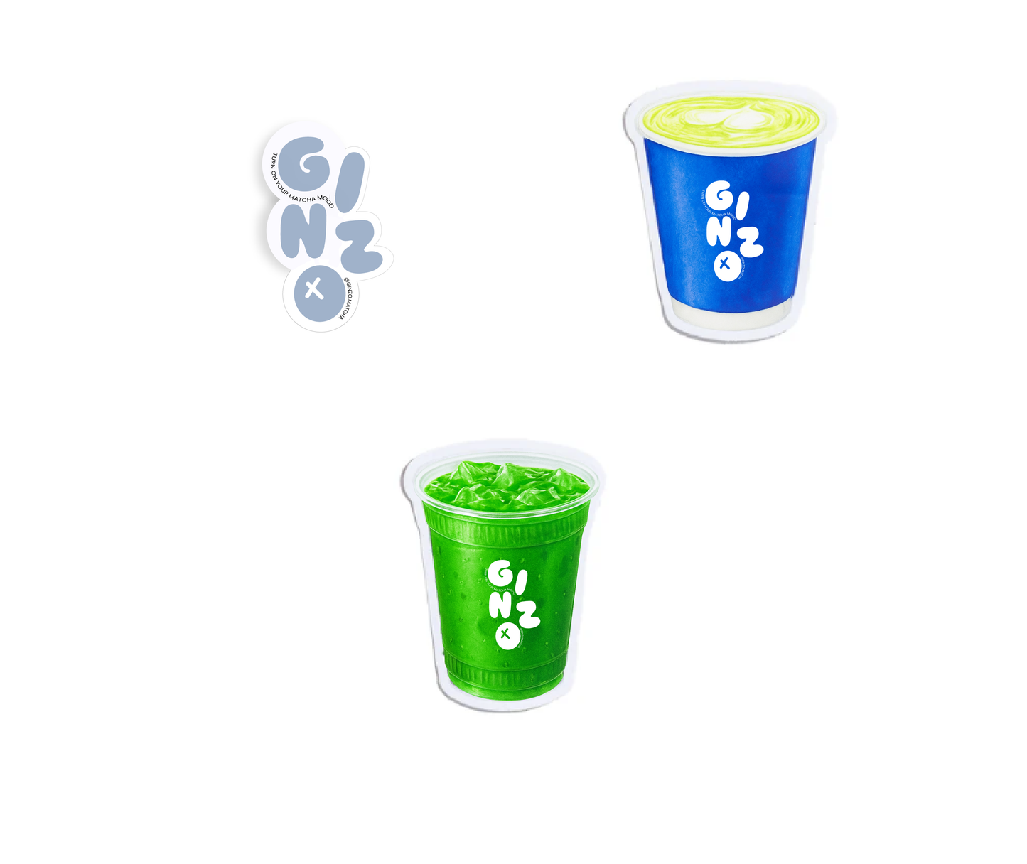Ginzo matcha Original Edition Sticker Collection